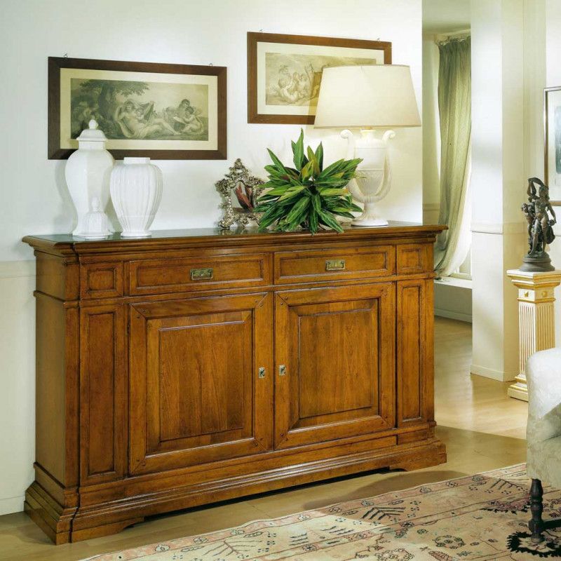 Credenza 2 porte 2 cassetti