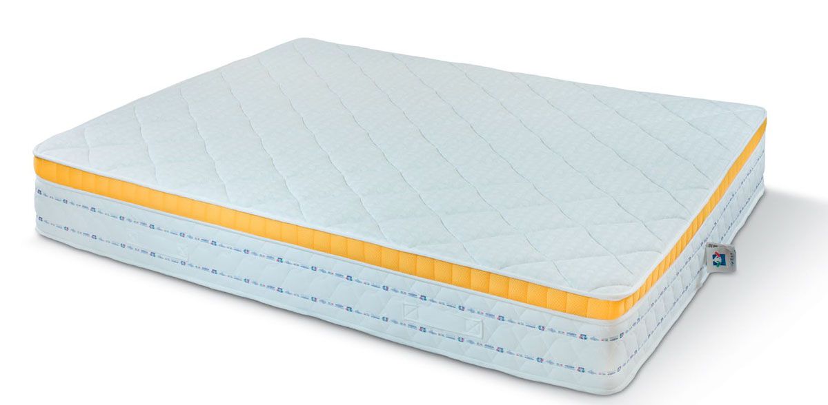 Materasso a molle indipendenti pillow top in Memory Foam - Una piazza e mezza